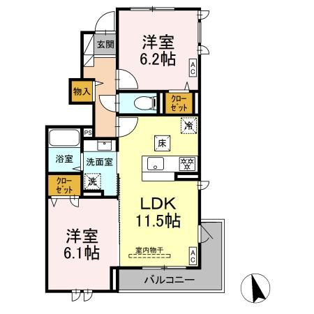 【間取り】 | レジデンス K(Residence K)