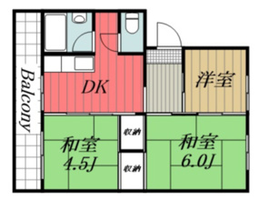 【間取り】 | メゾン青葉台　6号棟