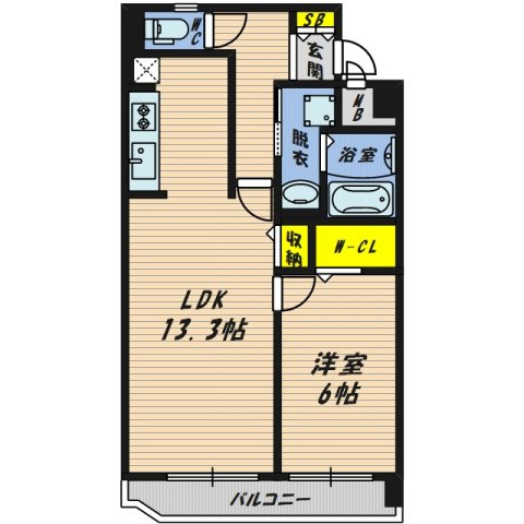 【間取り】 | メゾンドファミーユ鶴見緑地公園