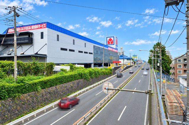 横浜市青葉区つつじが丘の中古マンションの周辺|ヤマダデンキテックランド青葉台まで徒歩約3分