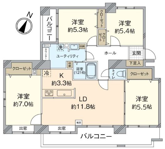【間取り】 | チサンマンション南郷栄通