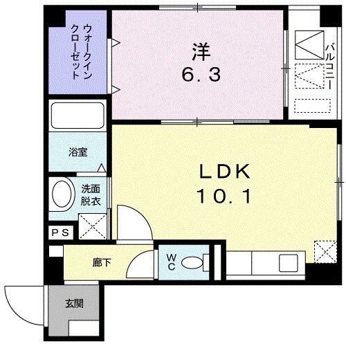 テシオ蔵前の間取り|間取りです。