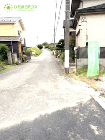 野田市中野台鹿島町　新築戸建　2号棟の前面道路含む現地写真|接道：東側6.0ｍ公道