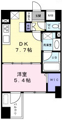レジデンス西梅田の間取り