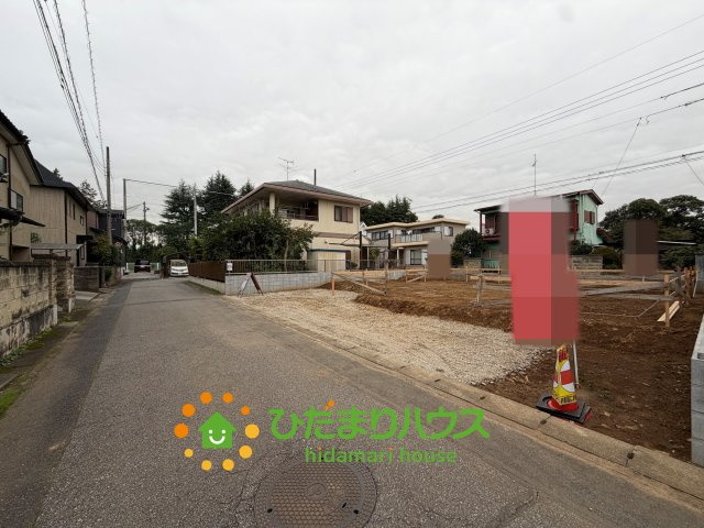 古河市中田新田　新築一戸建ての前面道路含む現地写真|2026/10/05 撮影