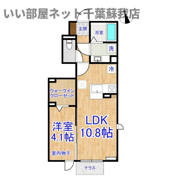 メゾン　カンパーニュの間取り|ひと味違う？不動産屋のイメージを変えたい！『いい部屋ネット千葉蘇我店』へ是非お越しください♪