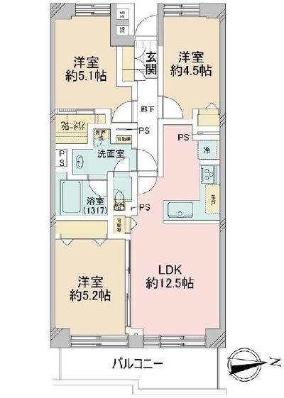 中葛西スカイハイツの間取り|新規リノベーションマンション