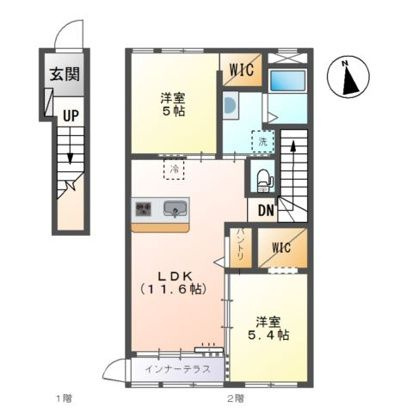 【間取り】 | シュキュール　B