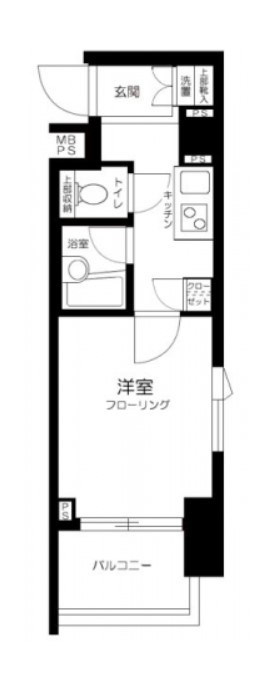 ルーブル高円寺南の間取り