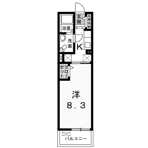 リブェールSHINOⅢの間取り