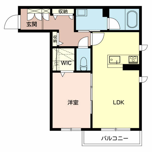 サンリットレジデンス喜田の間取り