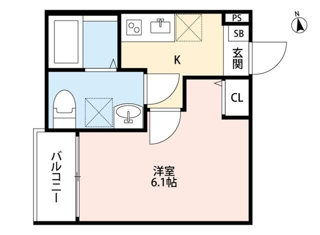 コムディエノの間取り