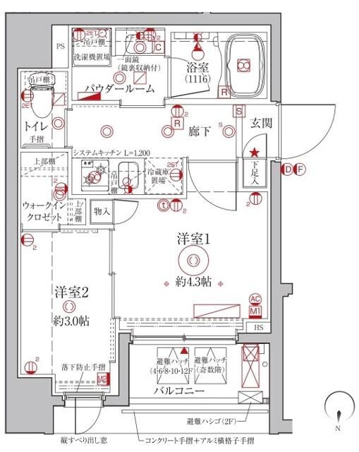 クレイシアIDZ台東竜泉の間取り