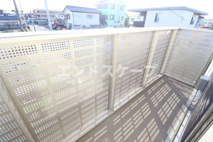 ウィステリア Ｃのバルコニー|高崎、前橋のお部屋探しはエンドスケープまで！お客様の理想お聞かせ下さい♪