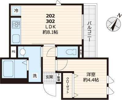 アネックス　コンフォートの間取り
