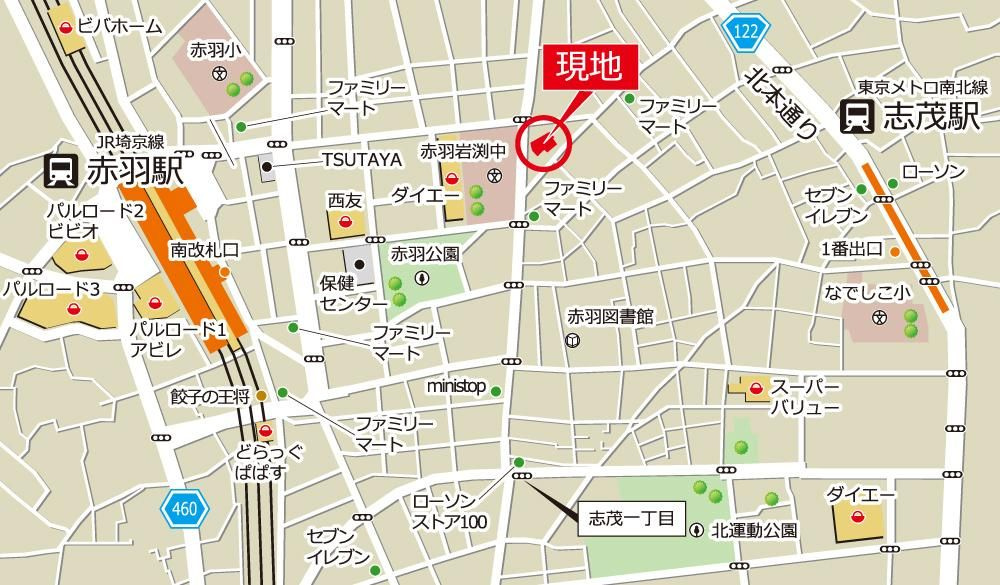 アネックス　コンフォートの地図