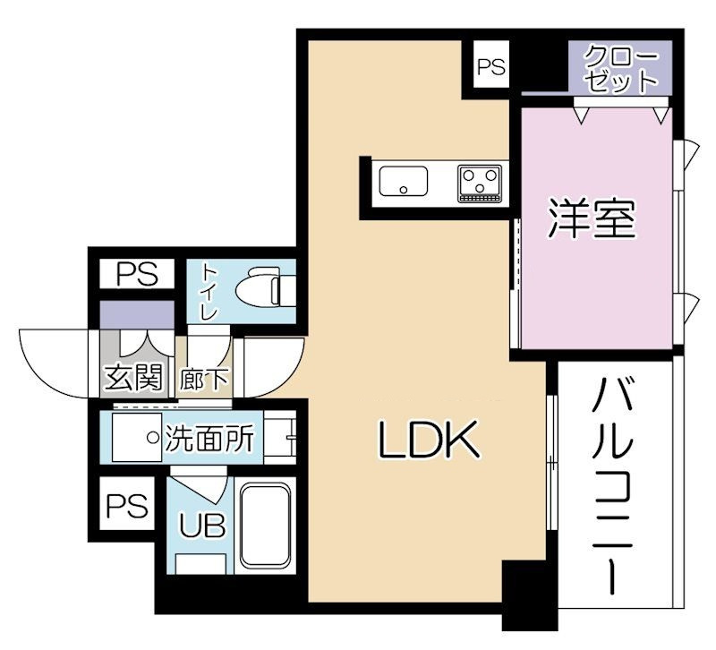 コンフォートスクエア川崎 の間取り|間取りです。