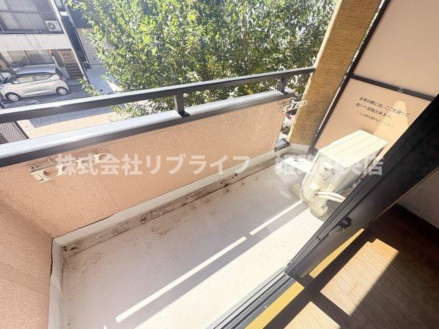 ベルフラワー山野井のバルコニー