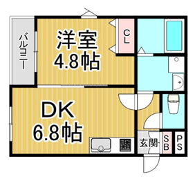 La-Crea塚口本町の間取り