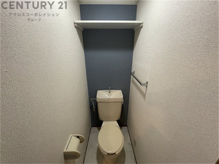 シンプルで掃除のしやすいトイレです♪