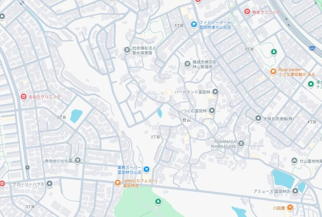 富田林市廿山　第2期　新築一戸建ての地図
