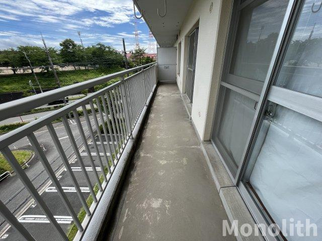 泉北城山台２丁３号棟のバルコニー