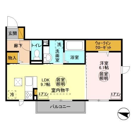 Royal　Park　HIMEKO　Ｉ・Ｊの間取り