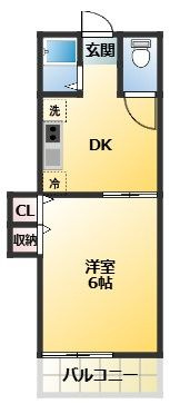 ソレイユ常盤台の間取り|間取りです。