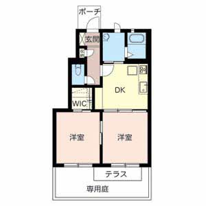【間取り】 | ルミエール諏訪森