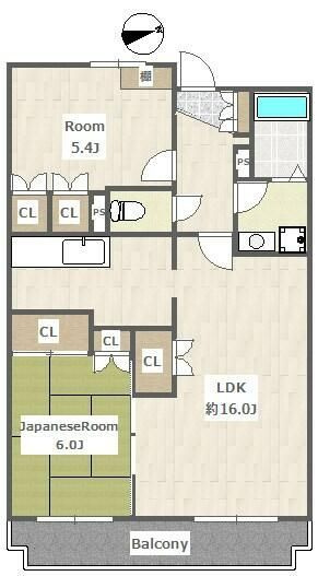 シャルマン桜上水の間取り