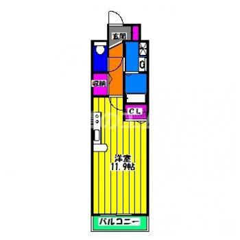 【間取り】 | ビュークレスト平尾南 | ビュークレスト平尾南の間取り