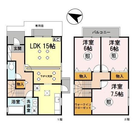ヴェールパティオの間取り