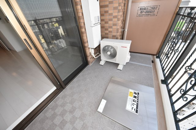 ラグゼ難波南のバルコニー|陽当たり良好なバルコニーです