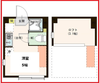 【間取り】 | ウェリナ東十条