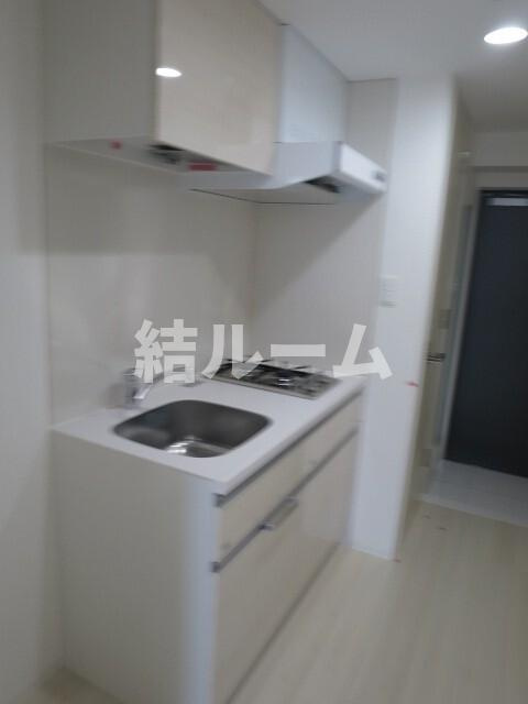 北区栄町の賃貸マンションのキッチン
