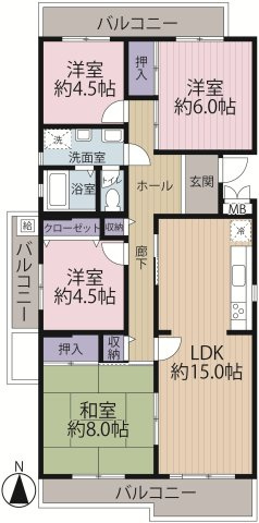 使い勝手の良い間取り