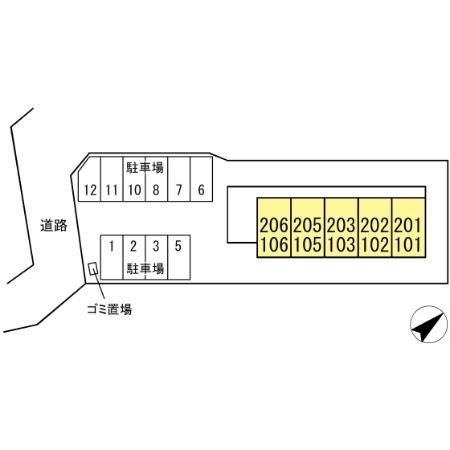 インペリアルハイツの区画図