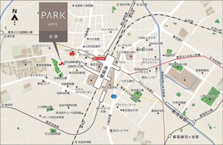 【地図】 | パークアクシス池袋