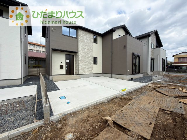 【駐車場】 | 土浦市文京町1期　新築戸建　2号棟 | マイホームなら駐車場代がかかりません！しかも、自宅の駐車場で洗車ができます！今までコイン洗車に行っていた手間も省けて、節約にもつながります(^^♪