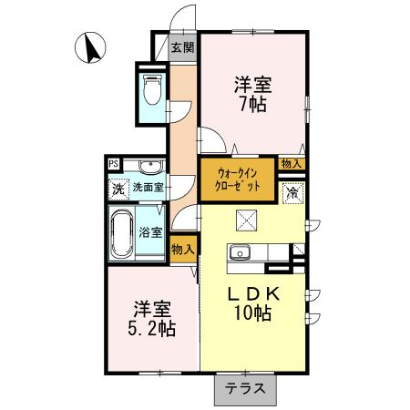 Shalom 櫻の間取り