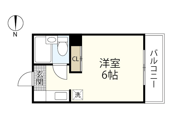 ベルパトリエ己斐中の間取り
