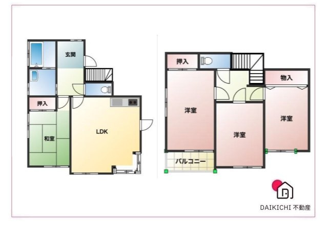 【間取り】 | 大里郡寄居町用土　中古戸建
