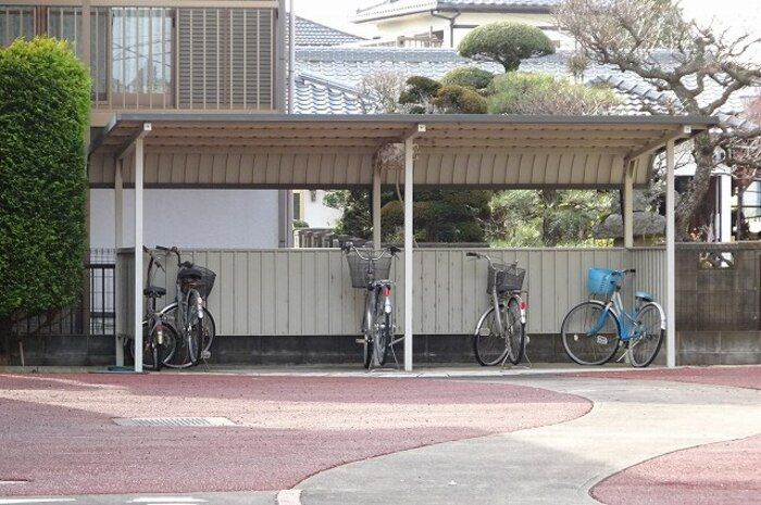 イーストプラザのその他共用部分|駐輪場です