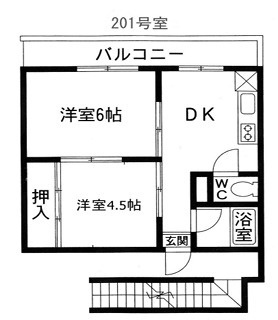 アバントコート摩耶の間取り