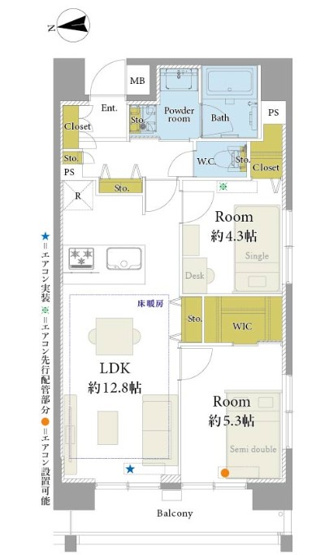 【間取り】 | グローリオ品川シーサイド