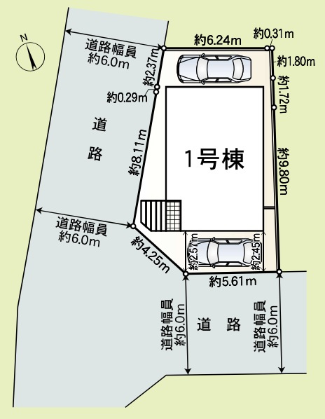 神戸市西区玉津町新方の区画図