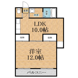 【間取り】 | K-FLAT川戸