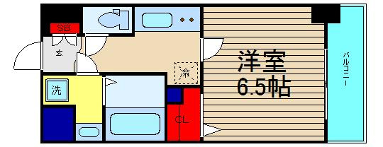 ミラージュパレス南堀江の間取り