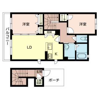 【間取り】 | グリーンルーフⅡ