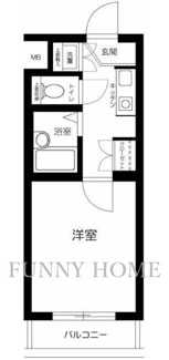 【間取り】 | ルーブル三軒茶屋Ⅱ